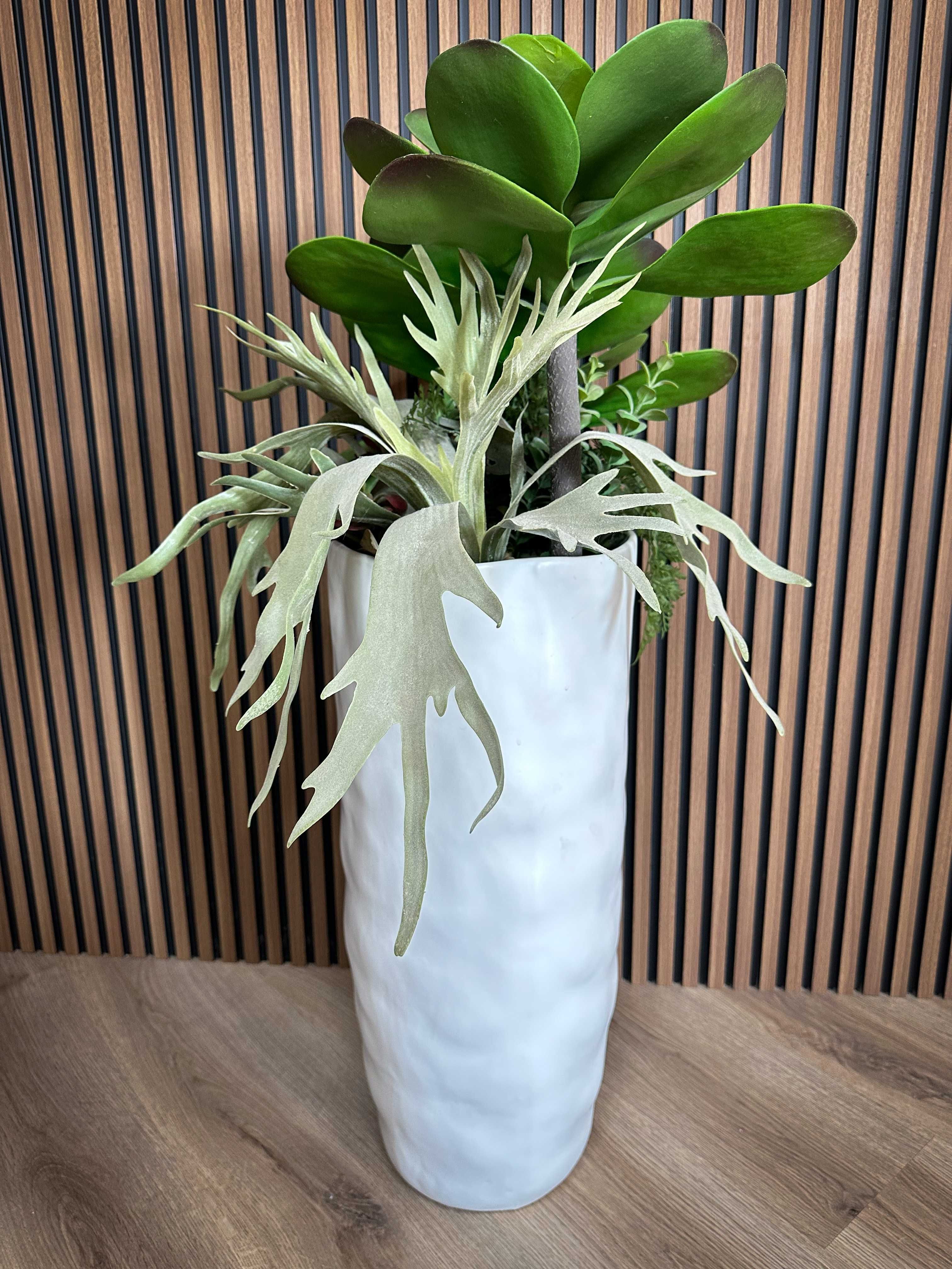 Sztuczne Sukulenty Echeweria Aloes Wysoka Jakość 90 cm
