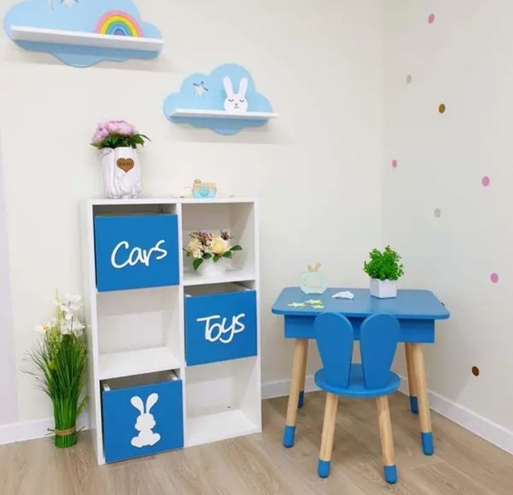 Стеллаж детский для игрушек дитячий стелаж Шафа для іграшок і книг