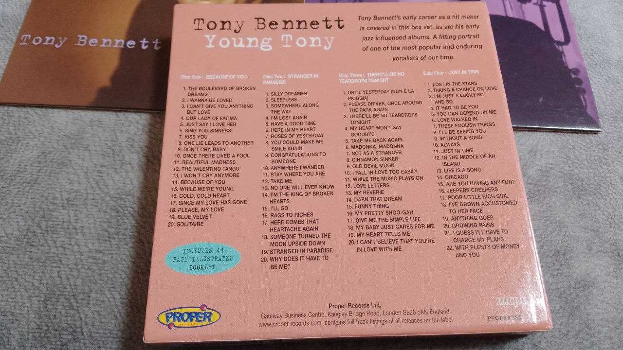 Tony Bennett. фирменный 4 cd бокс-сет с книжкой