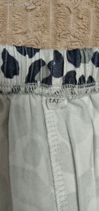 Широкі штани з леопардовим принтом