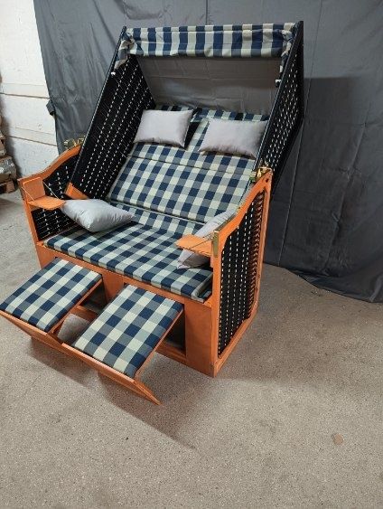 Kosz plazowy, ogrodowy. Leżak na ogród.