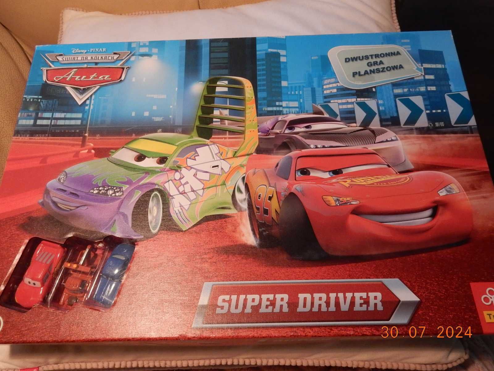 Gra planszowa Super Driver - Zygzak McQueen - gra Trefl (4+)