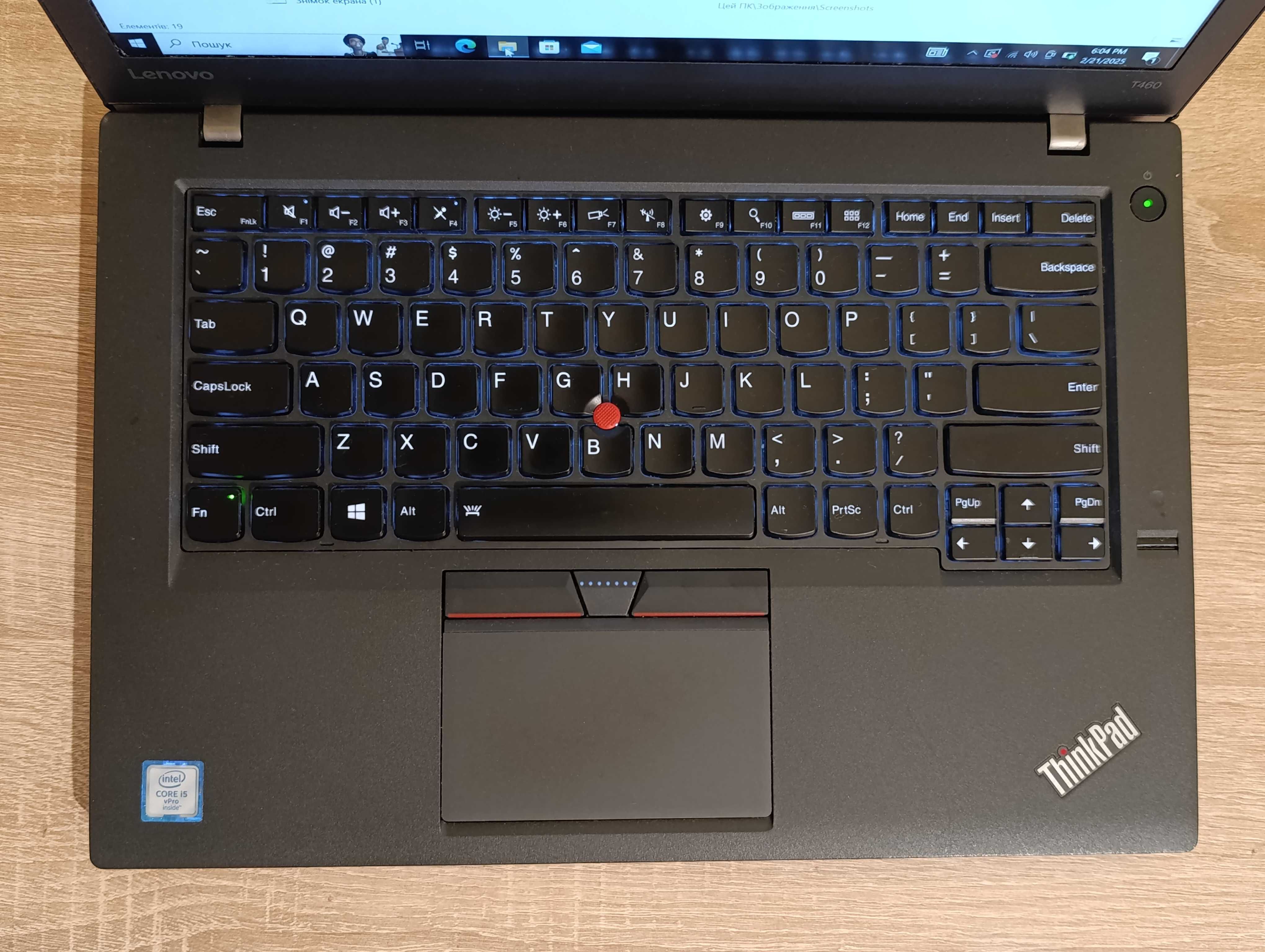 Lenovo ThinkPad T460/ i5-6300U/8 RAM/128 SSD/FHD IPS 14"
