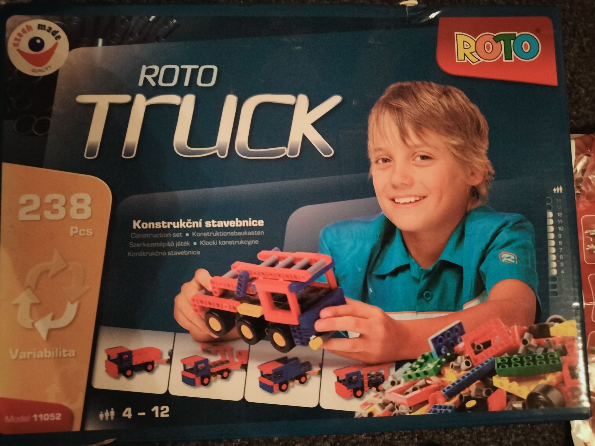 Klocki konstrukcyjne ROTO TRUCK 225 szt. model 11052