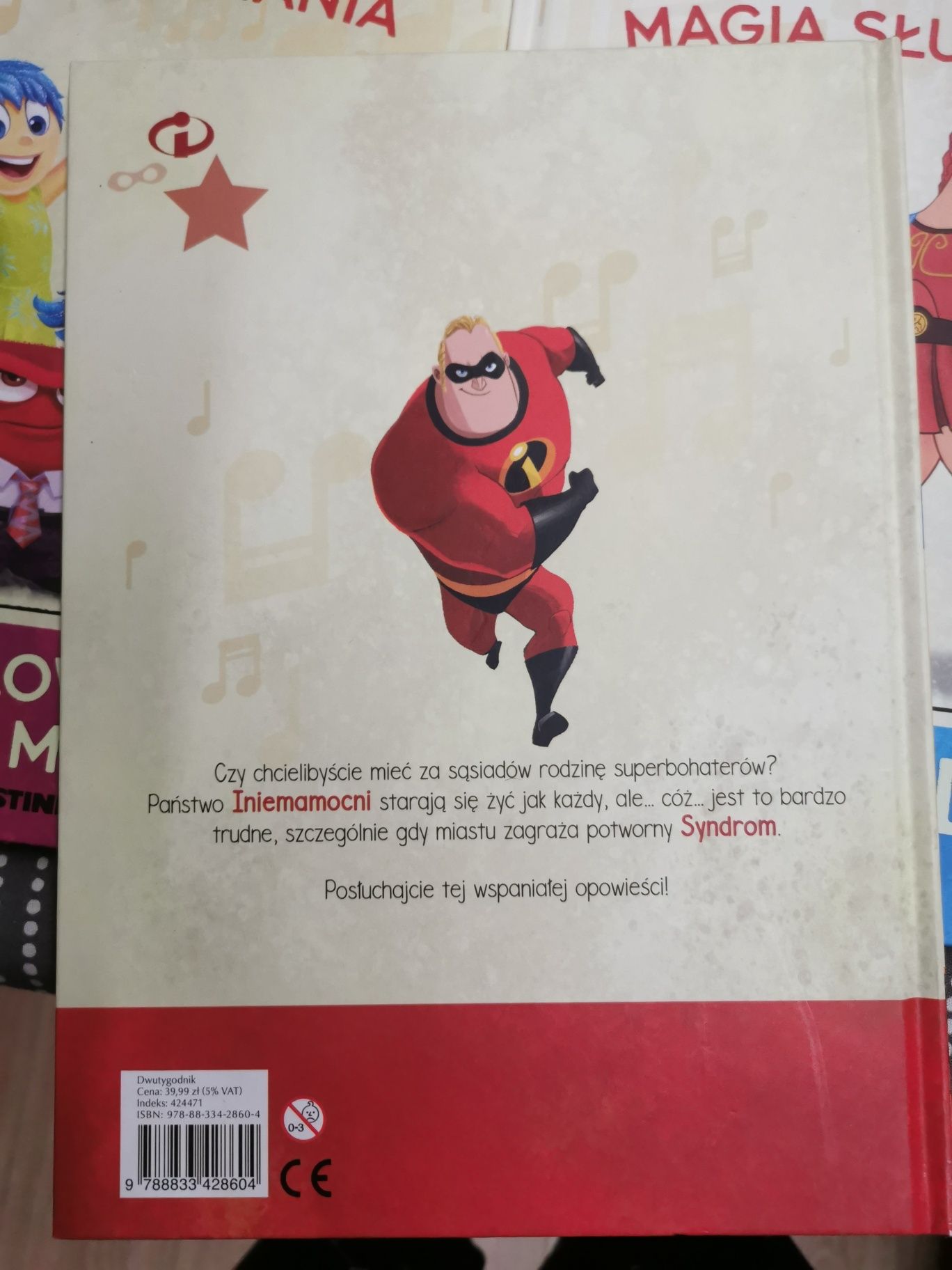 Książka audiobajki Disney Iniemamocni