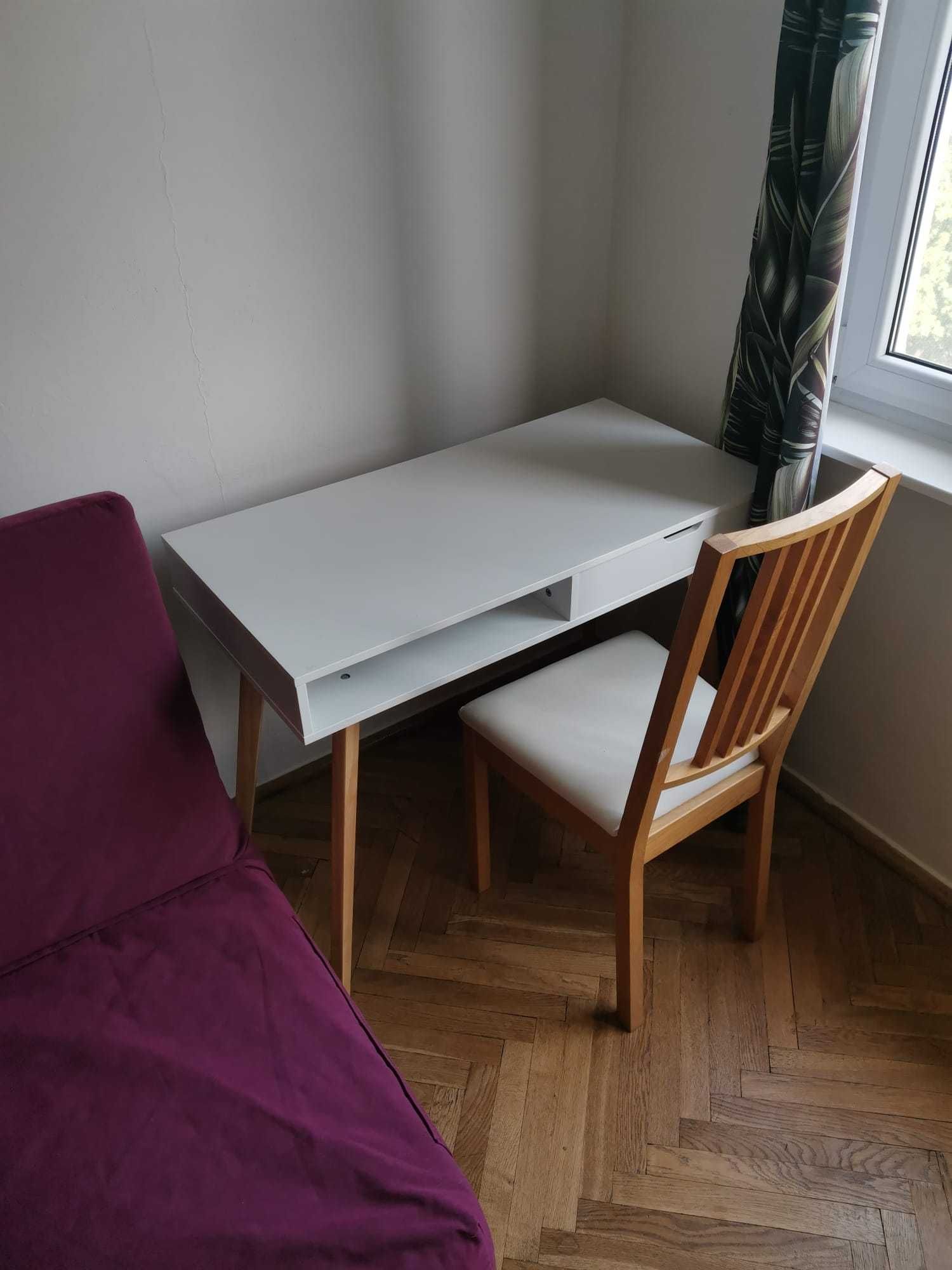 Biurko TAMHOLT 50x100 biały/naturalny
