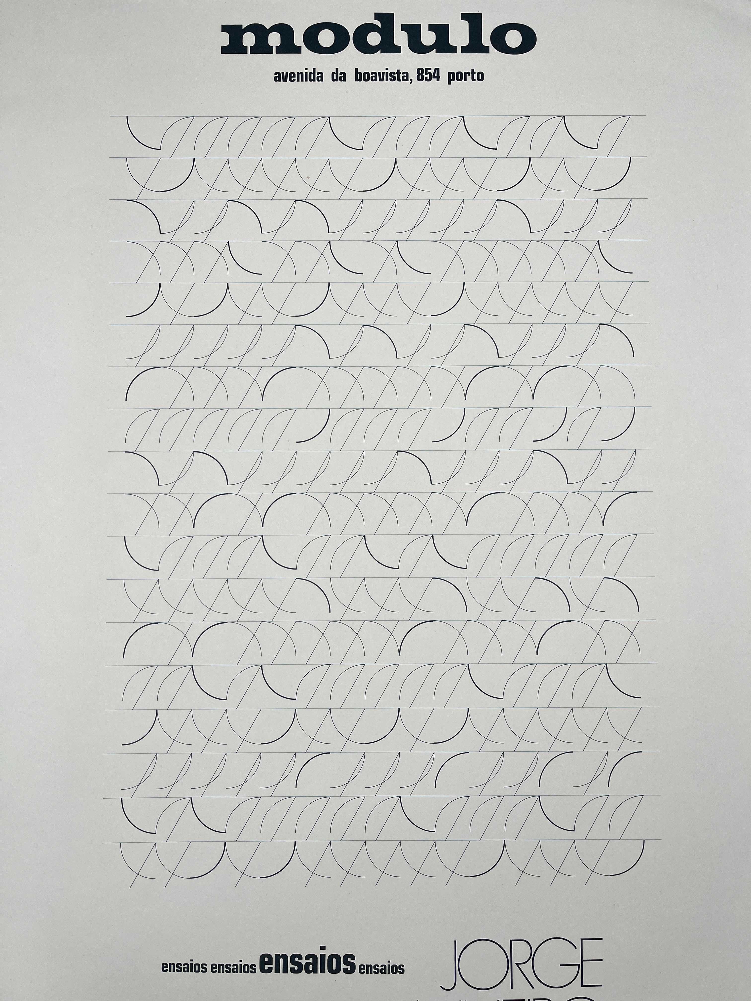 Cartaz da exposição Jorge Pinheiro Galeria Modulo 1976