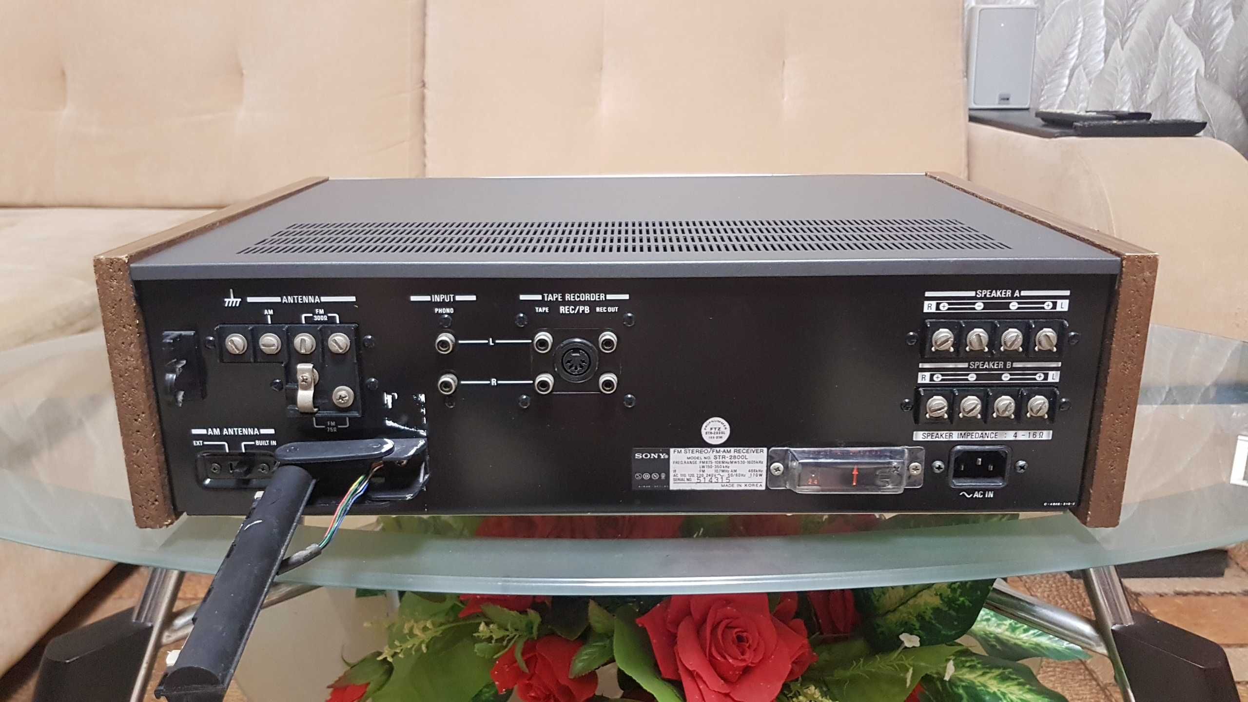 Усилитель/ресивер SONY STR-2800L stereo vintage made in Japan/Korea