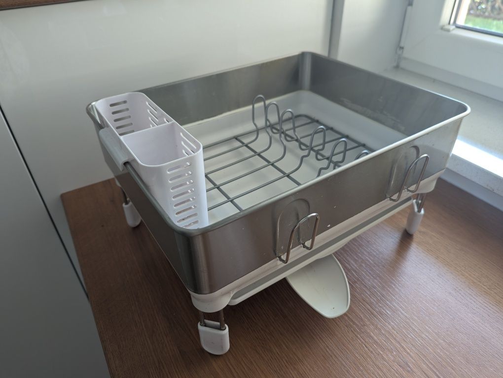 Ociekacz do naczyń Simplehuman Compact stal FPP