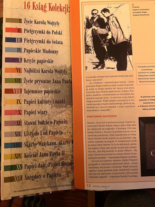 Katalog Jan Paweł II pamiątka księga książka