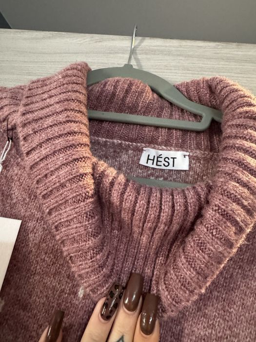 Sweter pulower różowy