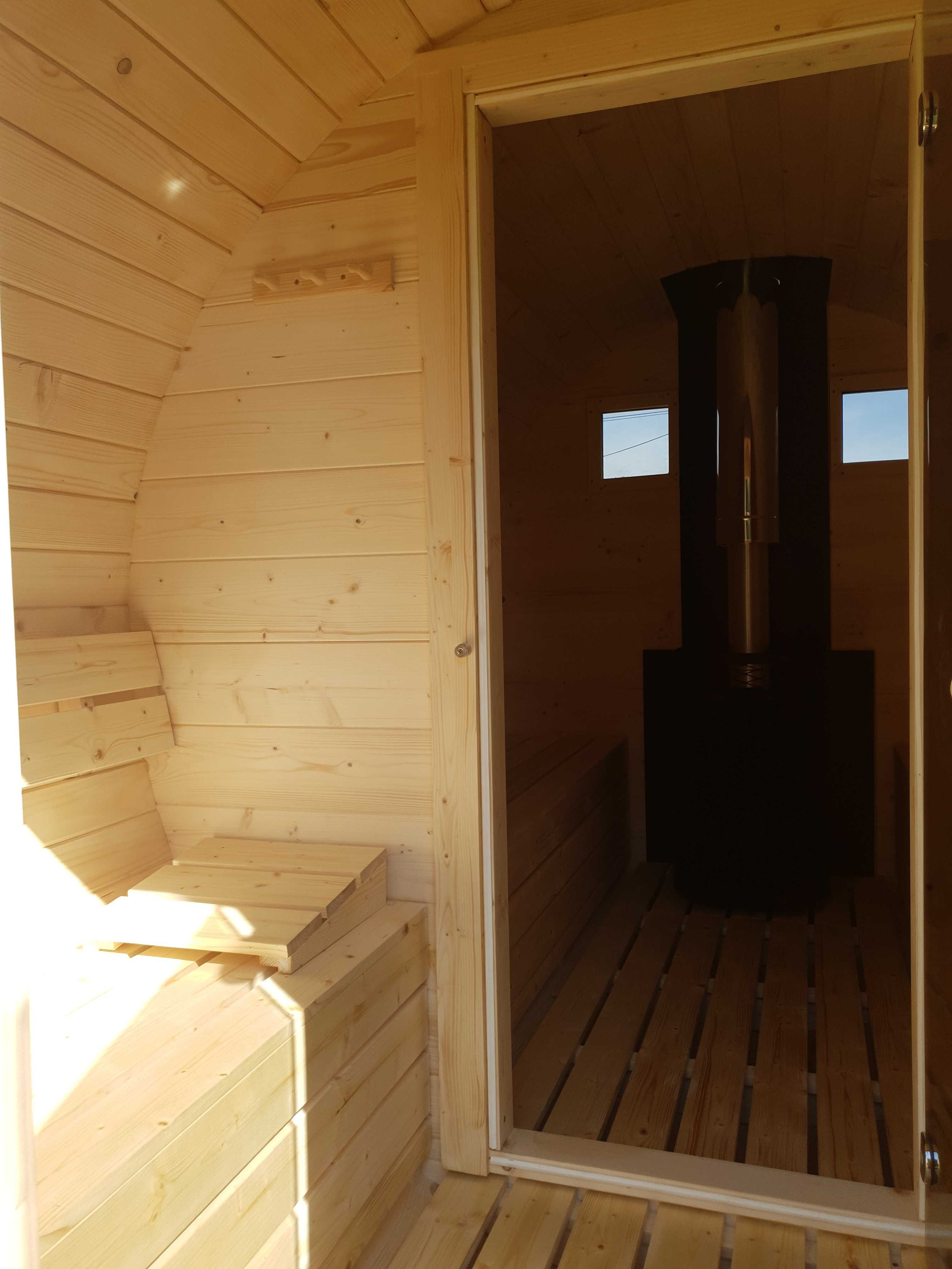 Sauna ogrodowa mobilna