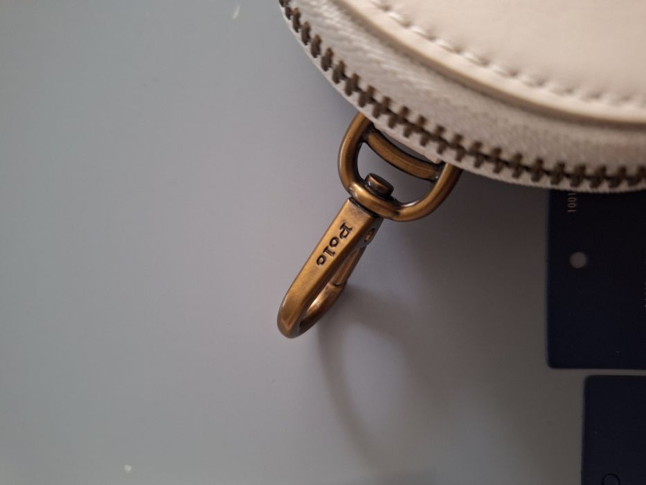 Ralph Lauren Polo Bear Miś, skórzany portfel, nowy z papierową metką