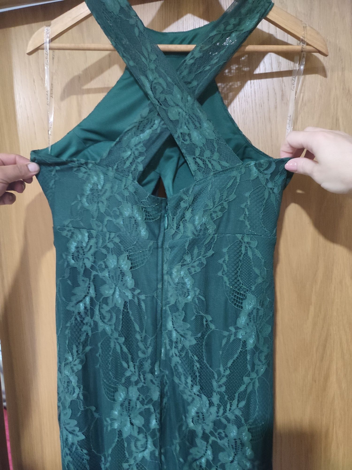 Vestido cerimónia/festa verde