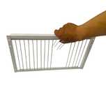 Wlot wylot ramka wlotu dla gołębi 50 cm X 26 cm stal malowana