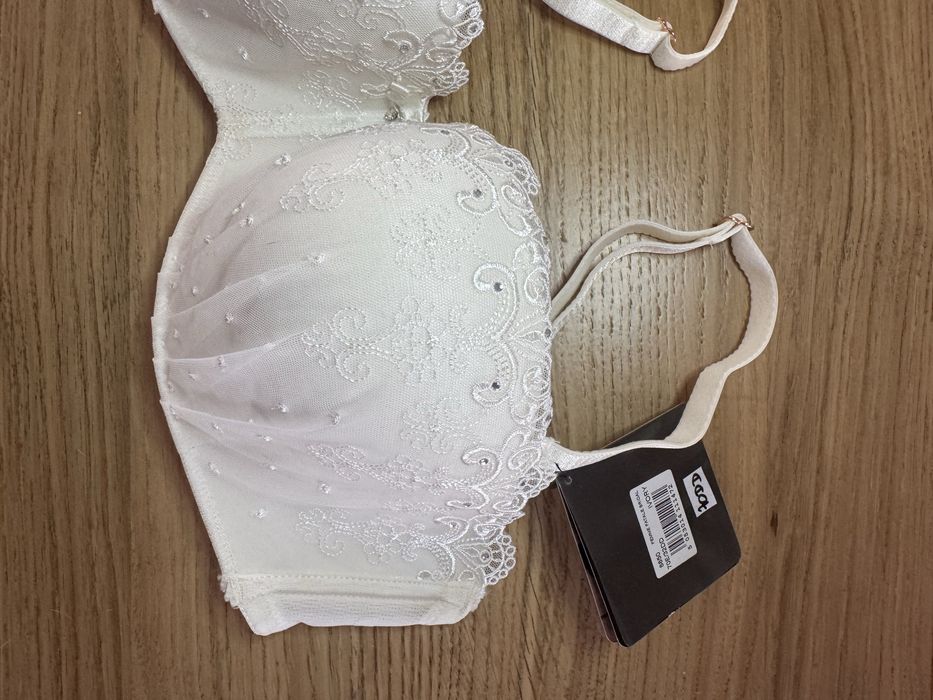 Biustonosz nowy 70DD bardotka strapless brytyjskiej firmy Gossard