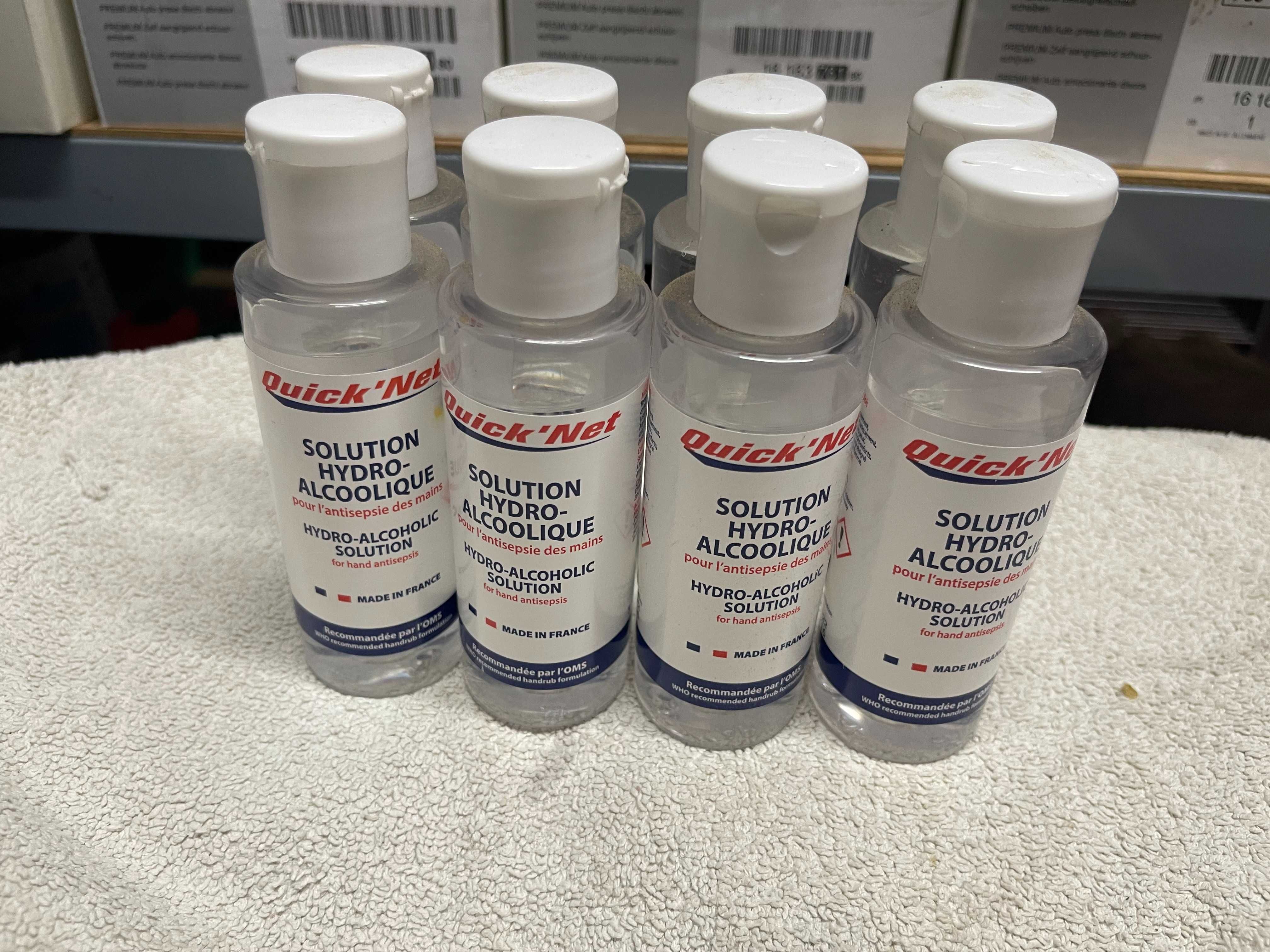 Gel hidroalcoólico Quick-Net pequeno formato 100 ml
