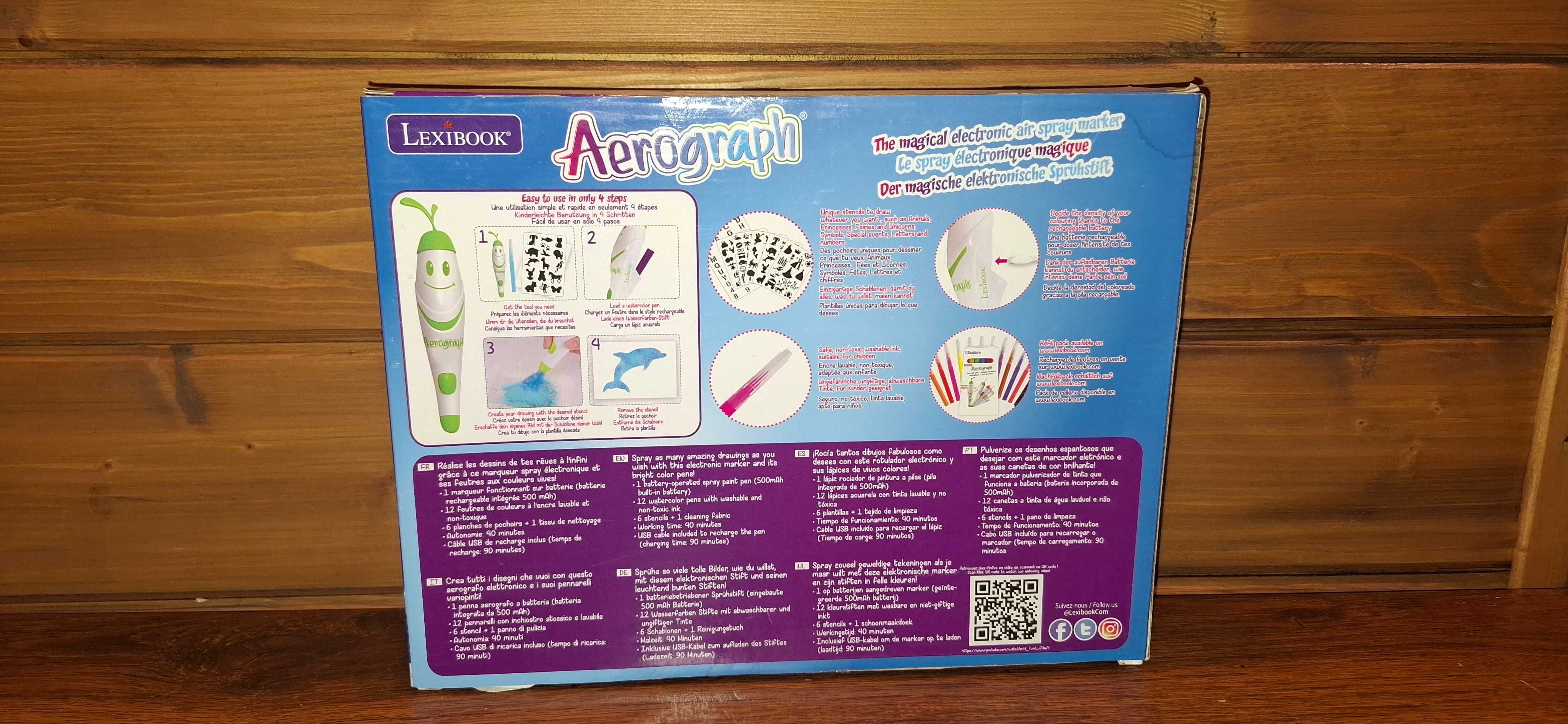 Lexibook Aerograph - Magiczny Długopis w Sprayu Dla Dzieci