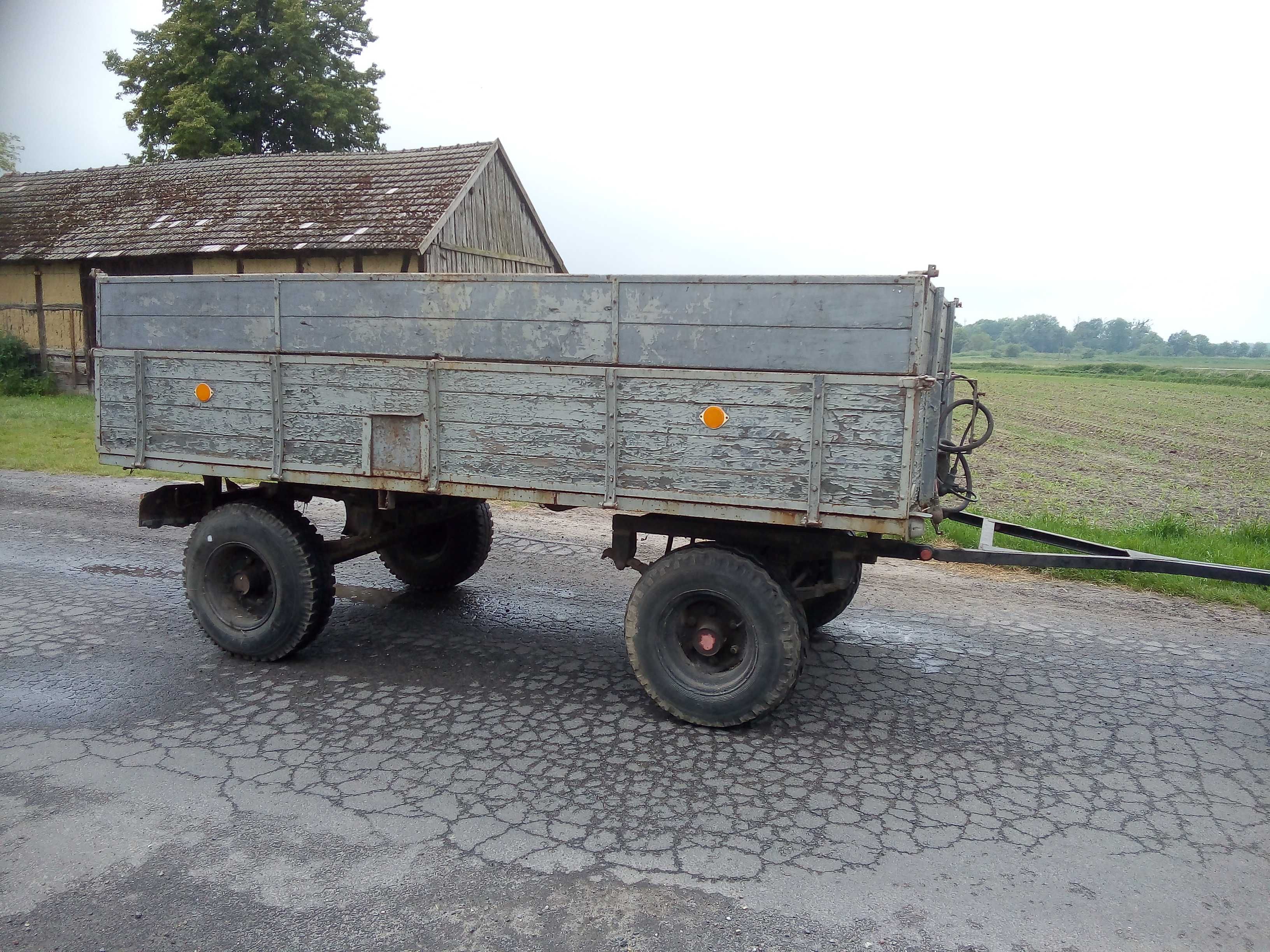 Przyczepa rolnicza D 45 Autosan sztywna kaczka KACZUSZKA