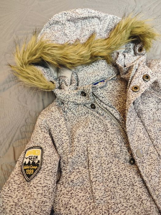 Kurtka zimowa narciarska Lupilu 92/98