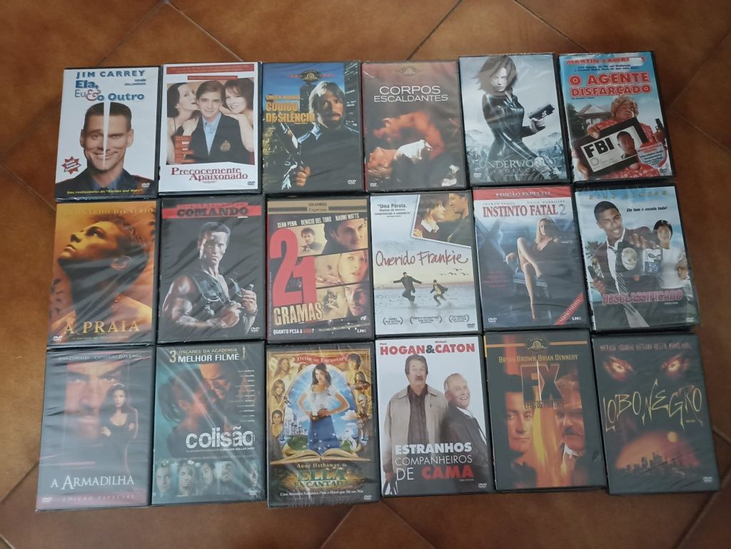 DVDs de filmes Novos