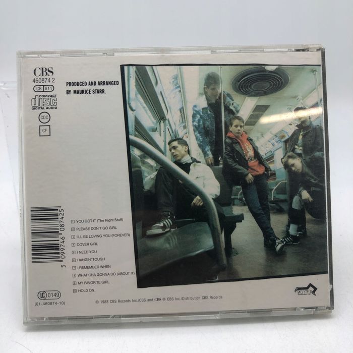 cd - new kids on the block - hangin' tough hip hop pop 1988