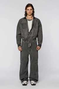 Джинси штани syndicate denim trousers folds grey old dyed