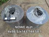Nowe Felgi stalowe 4x98 5Jx14 ET44 Fiat Citroen Peugeot koła