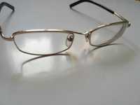 BACARRA zlote delikatne oprawki damskie okulary