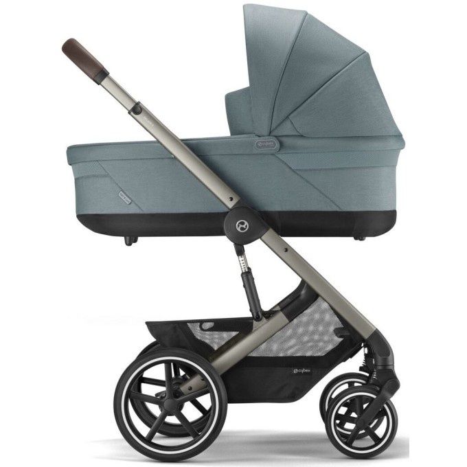 Коляска Cybex Balios S Lux Taupe 2 в 1 Sky Blue