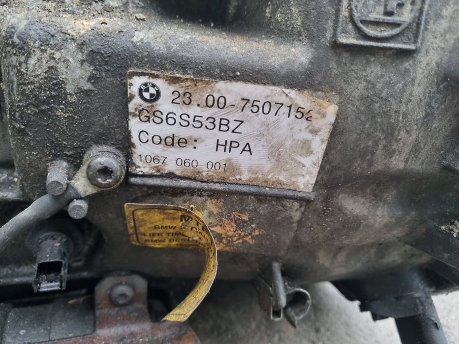 BMW E60 E61 E63 E64 545i 645ci 4.4L V8 skrzynia manual 6b SMG GS6S53BZ