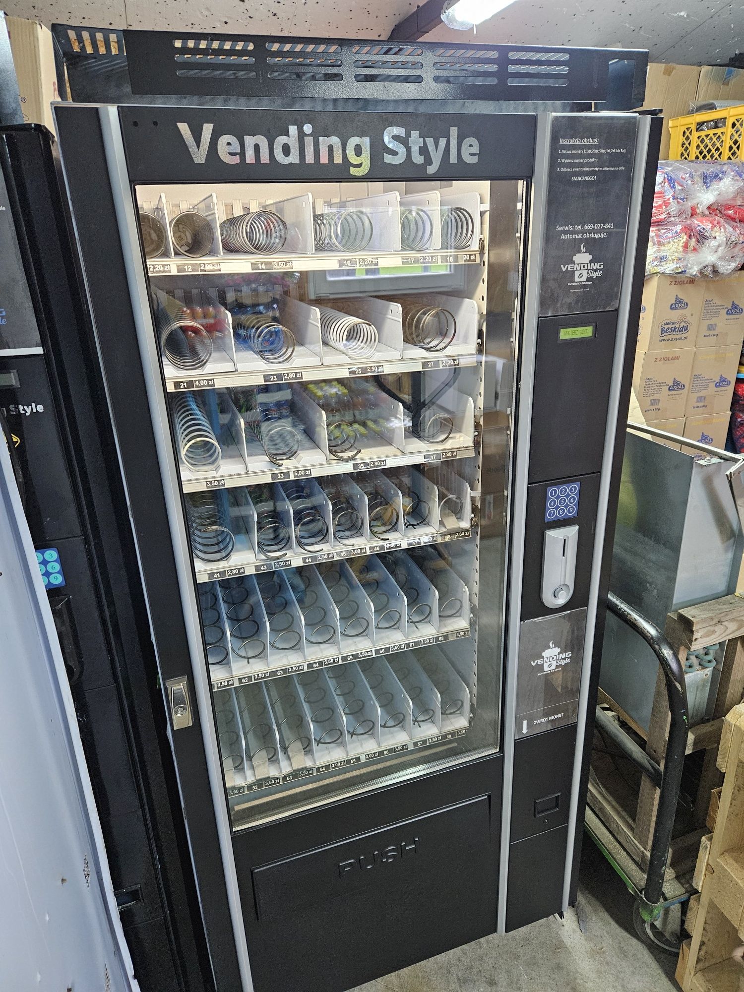 Automat Bianchi vega 850 snack vending