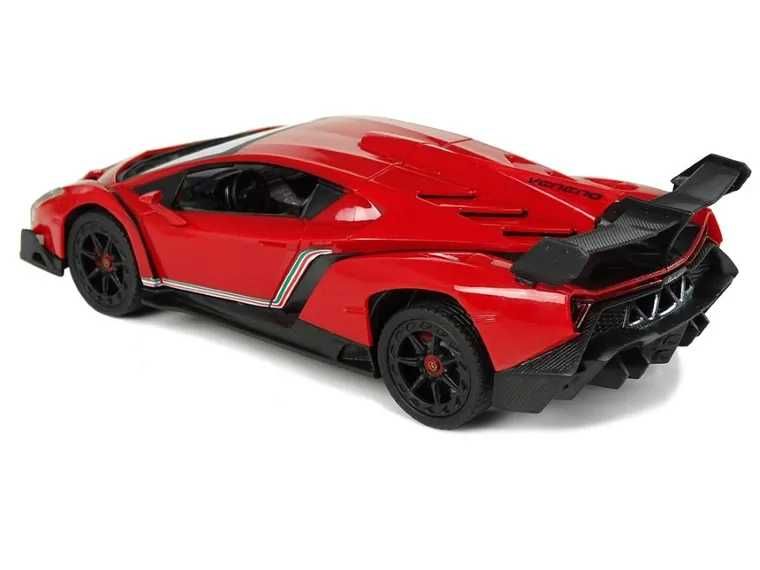 Lamborghini, pojazd zdalnie sterowany, czerwony