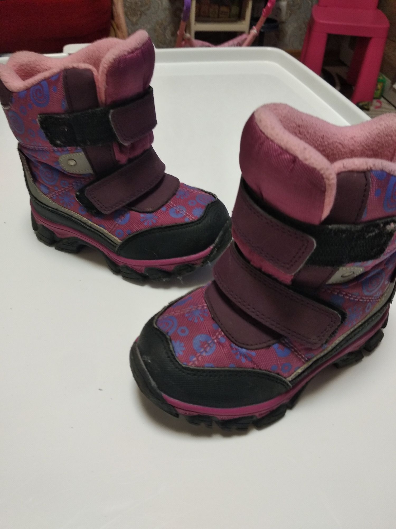 Зимние детские термо-ботиночки на овчине TOM.M