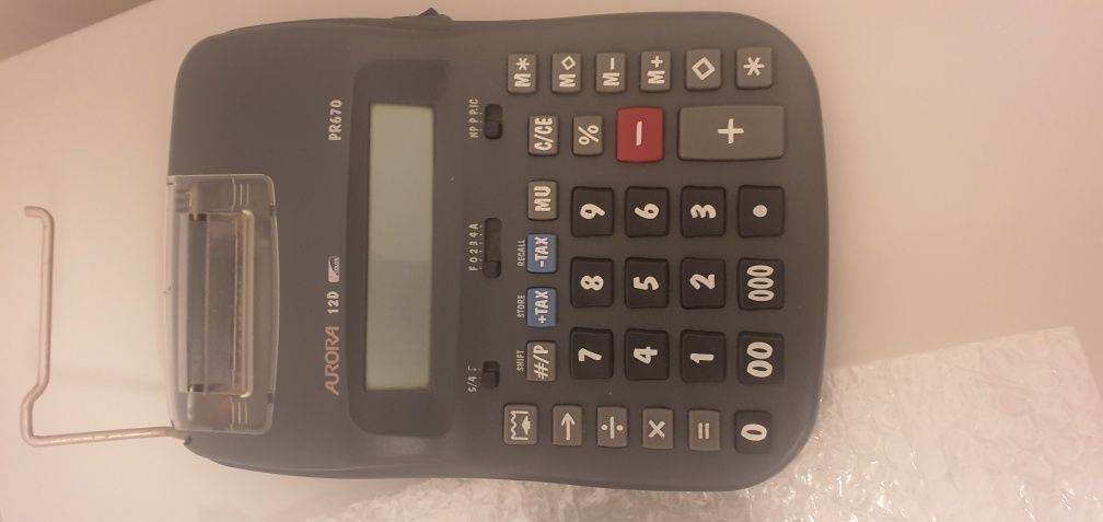 Calculadora eléctrica Aurora com impressão a 2 cores