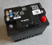Nowy Orginalny Akumulator AGM Varta Clarios VW AG 12V 58Ah 640A