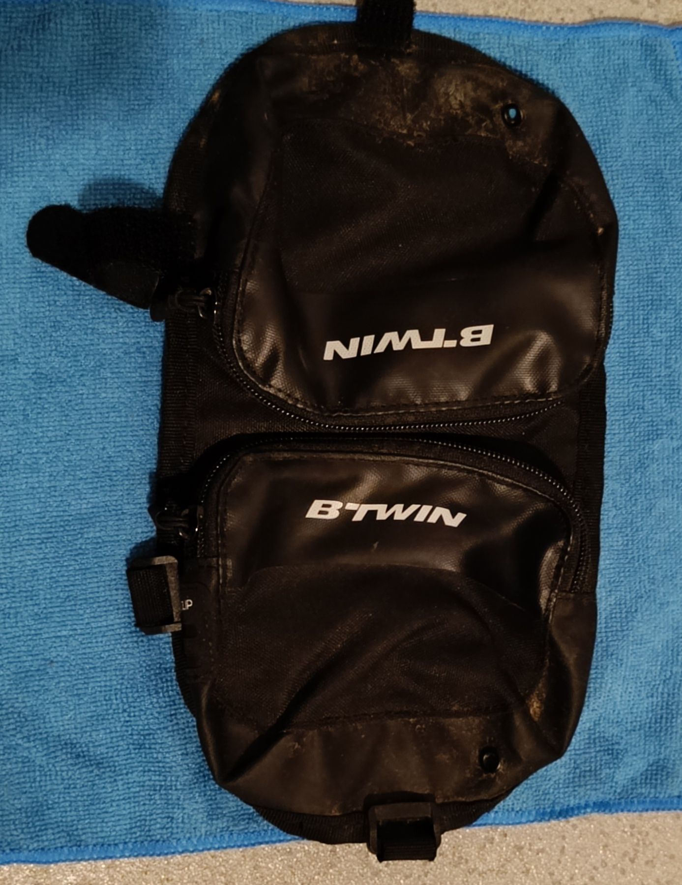 Bolsa dupla para quadro bicicleta Btwin