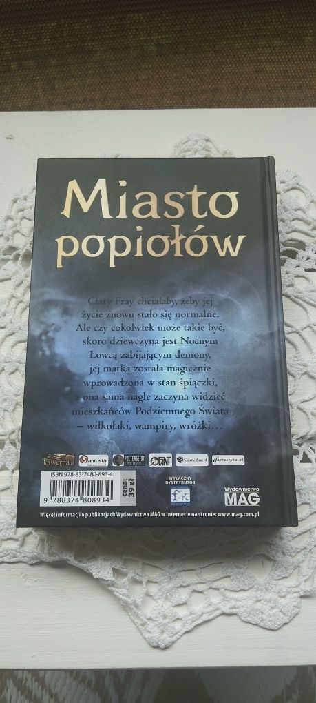 Miasto popiołów Dary anioła Cassandra Clare