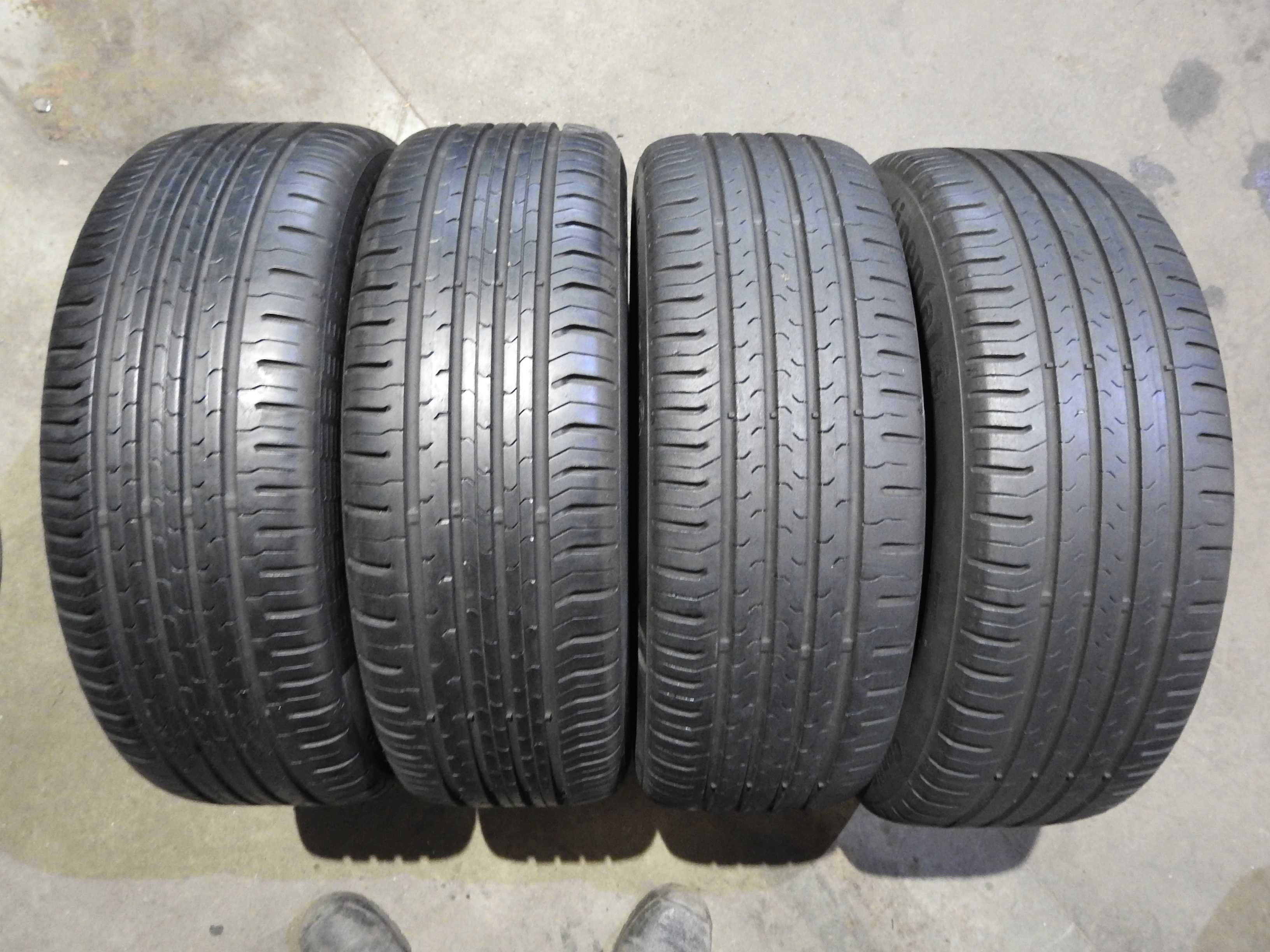 4x 195/55R16 87H continental ecocontact 5  2x7,5 2x6,5mm 2015rok