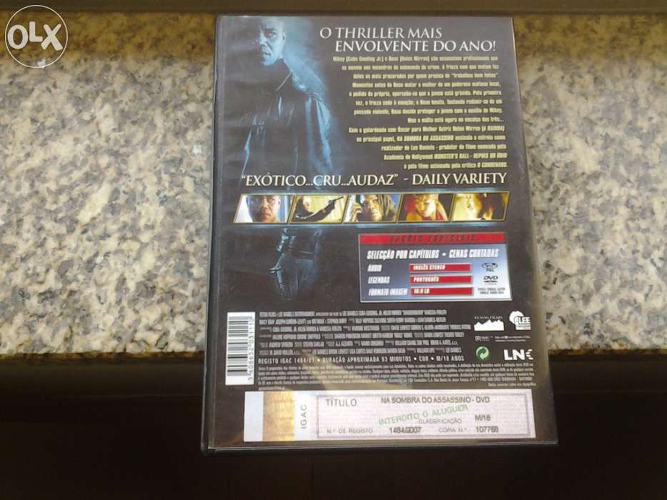 DVD “Na Sombra do Assasssino” original, novo