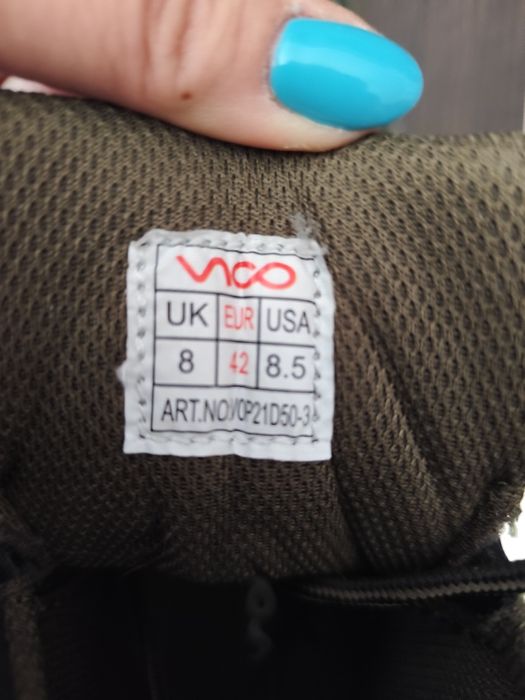 Buty męskie wysokie trepy trekkingowe 42 khaki