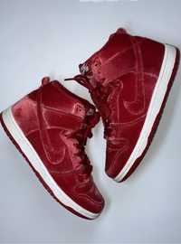 Кроссовки Nike SB Dunk High PRM ‘Red Velvet’