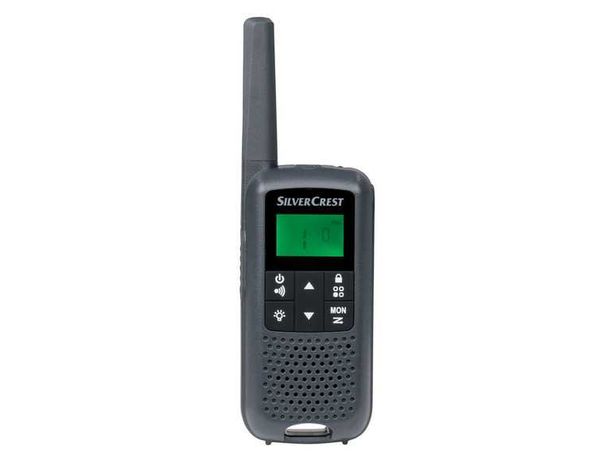 Rádio SILVERCREST com função VOX, walkie talkie transmisor comunicador