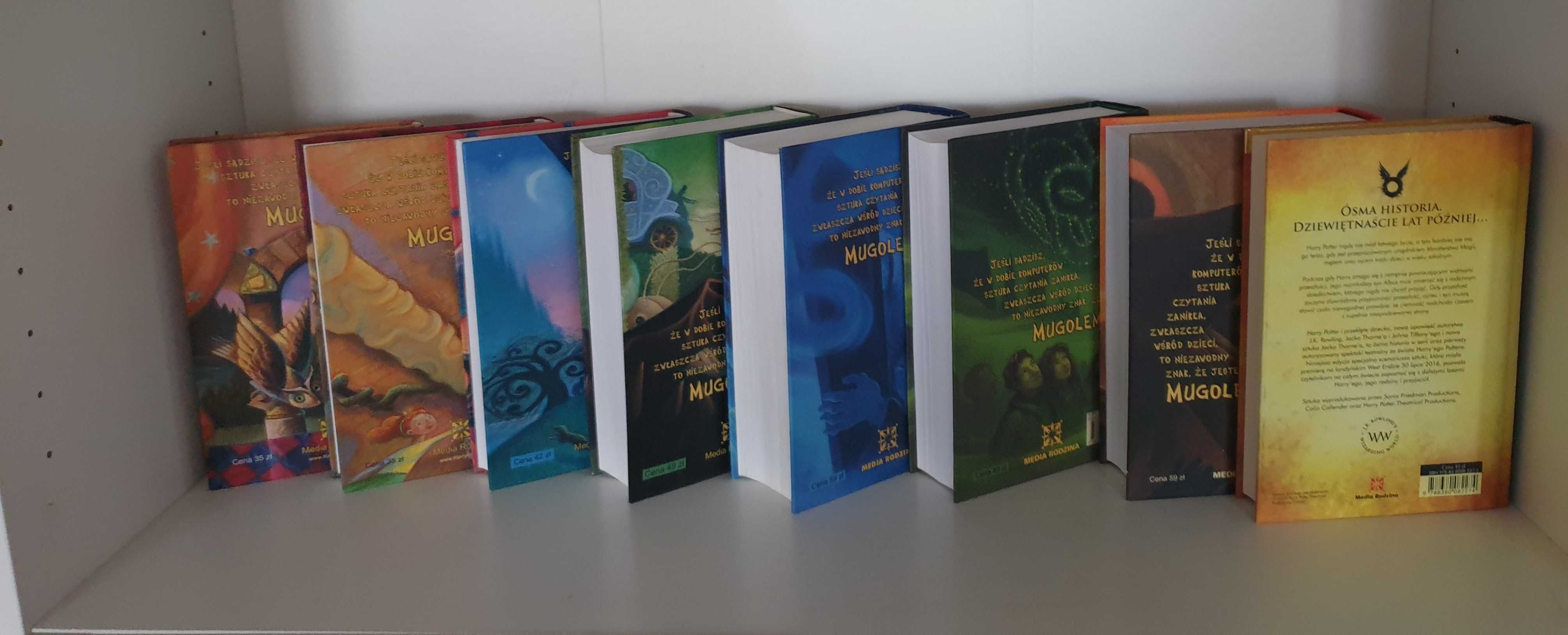 Harry Potter tomy 1  -8  J.K. Rowling twarda okładka