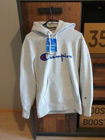 Champion Premium Script Logo Reverse Weave Hoodie