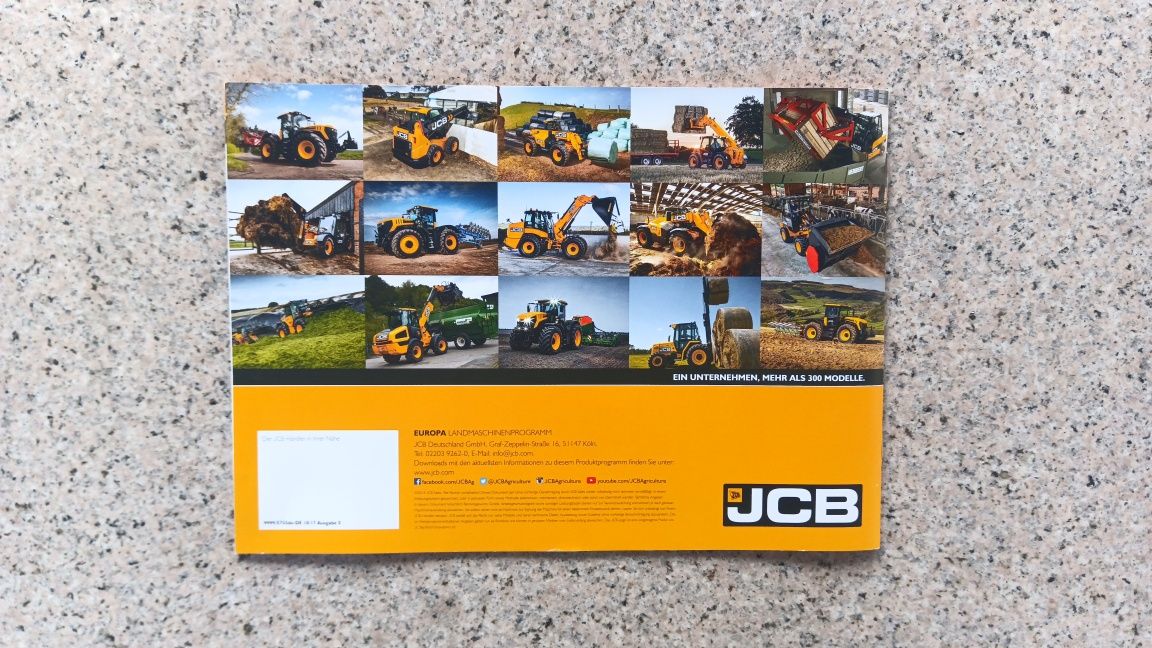 JCB Maszyny rolnicze Program modeli 2017 Prospekt