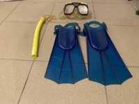 Продам набор для подводного плвания маска ласты трубка
