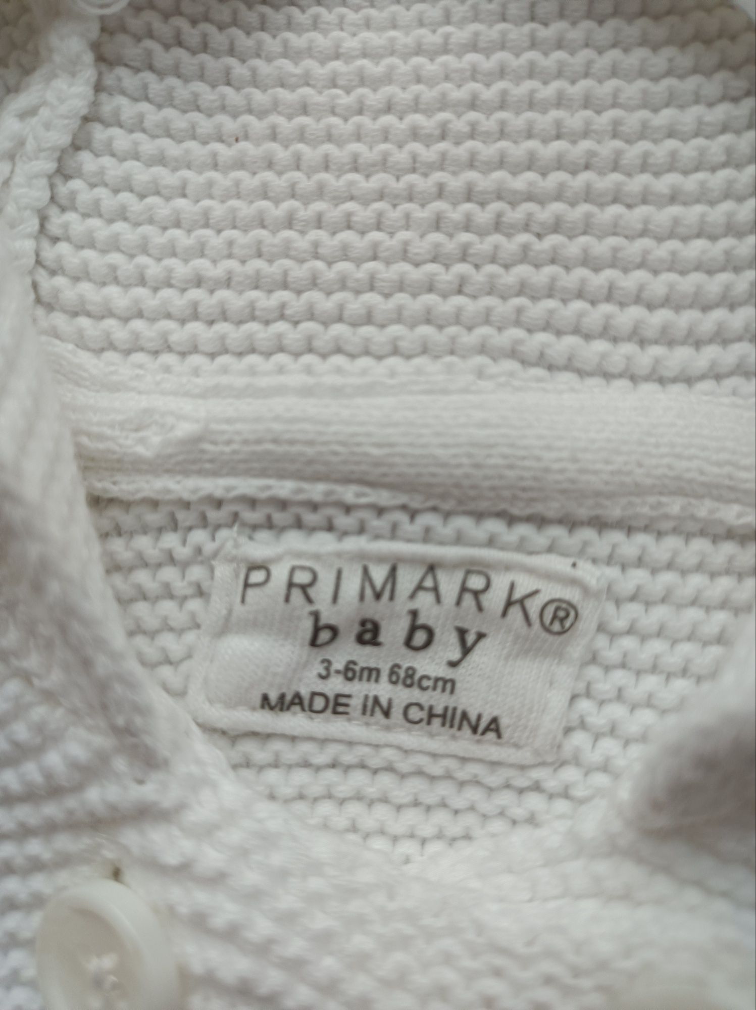 Biały sweterek Primark 68