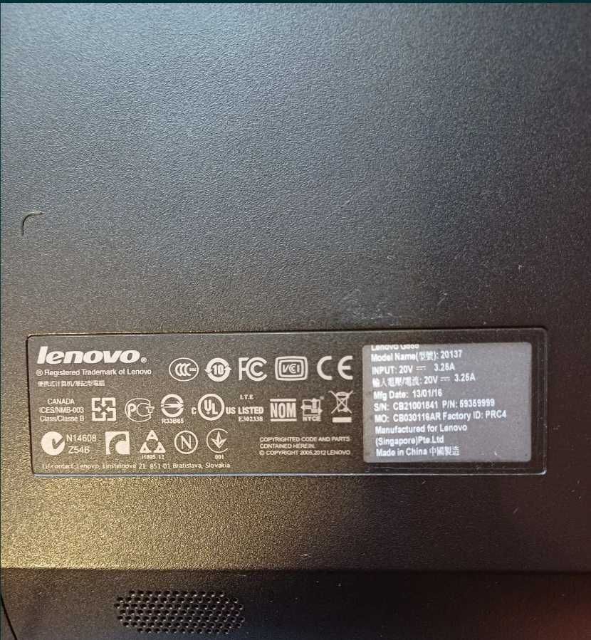 Ноутбук Lenovo g585