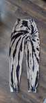 Spodnie damskie dresowe tie dye czarno-beżowe Pull&Bear XS